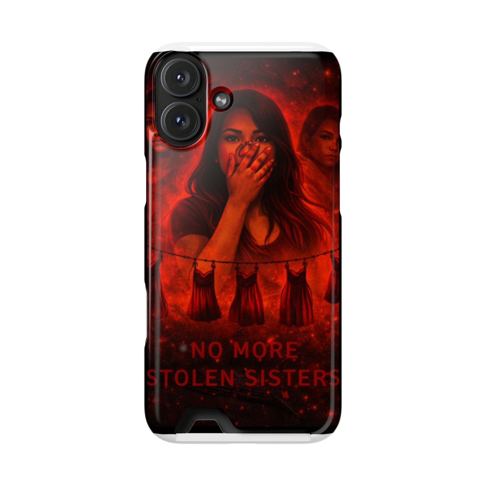 No More Stolen Sisters – Awareness Slim Card Holder Phone Case | LordzKreationz - Image 143