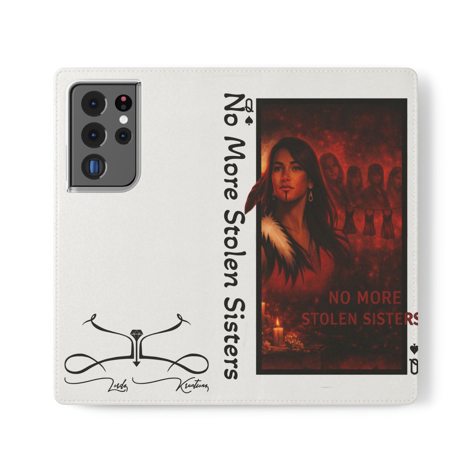 No More Stolen Sisters – Awareness Flip Wallet Phone Case | LordzKreationz - Image 21