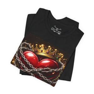 Hearts Unisex Jersey Short Sleeve Tee - Image 4