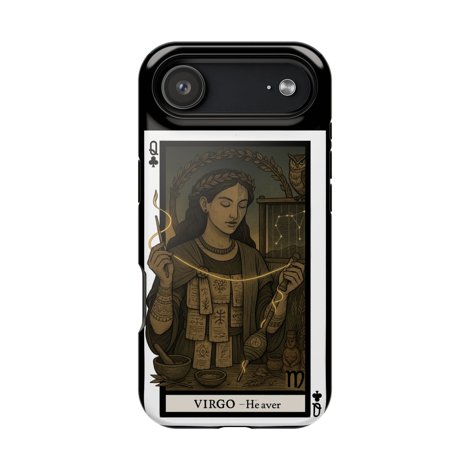 Virgo – Deck of Clubs – MagSafe® Protective Phone Case - Image 60