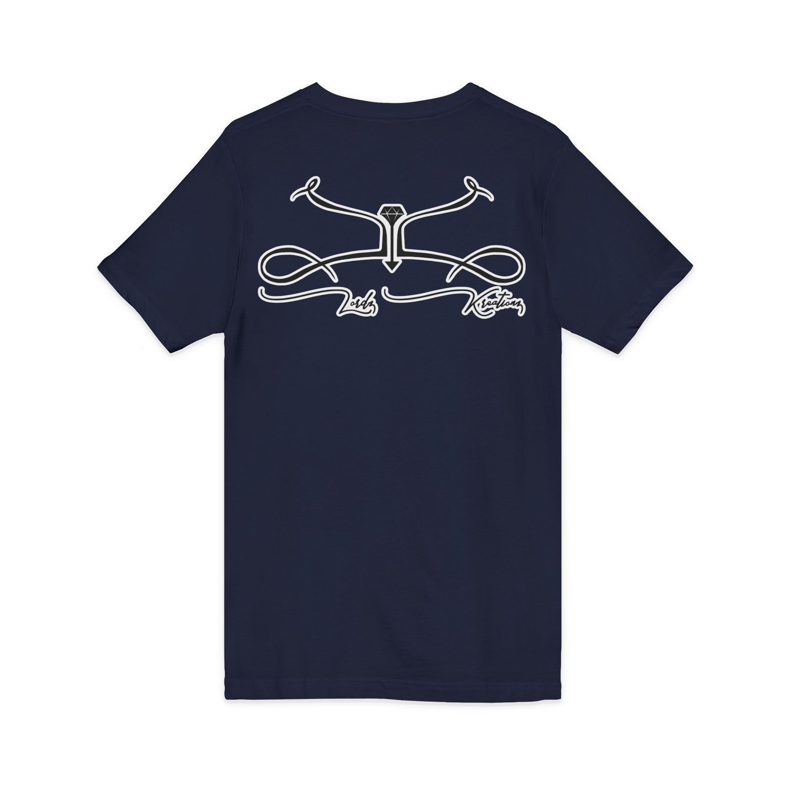 Diamond Sleeve V-Neck Tee - Image 24