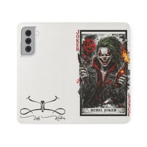 Rebel Joker – Deck of Cards Flip Wallet Phone Case | LordzKreationz - Image 13