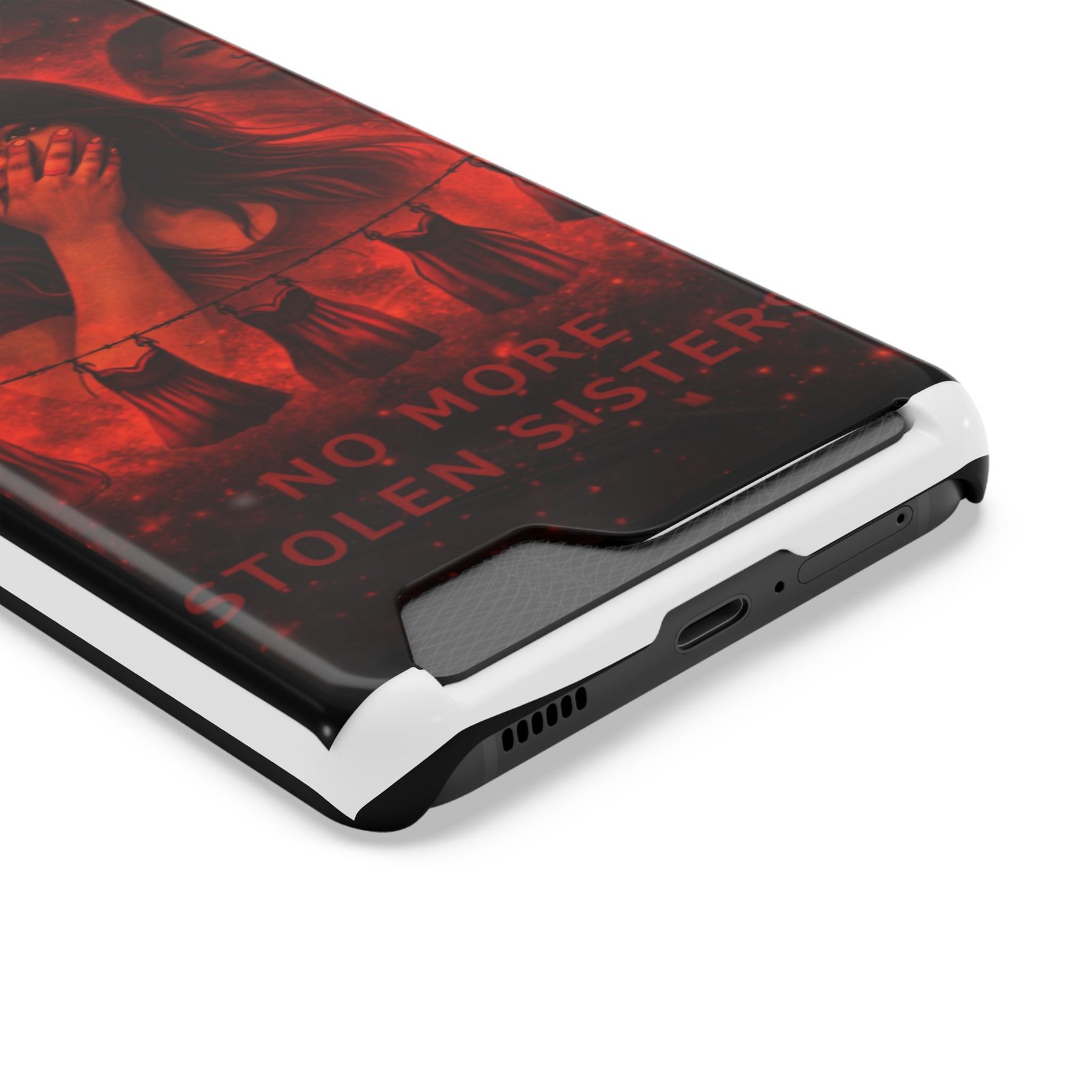 No More Stolen Sisters – Awareness Slim Card Holder Phone Case | LordzKreationz - Image 50