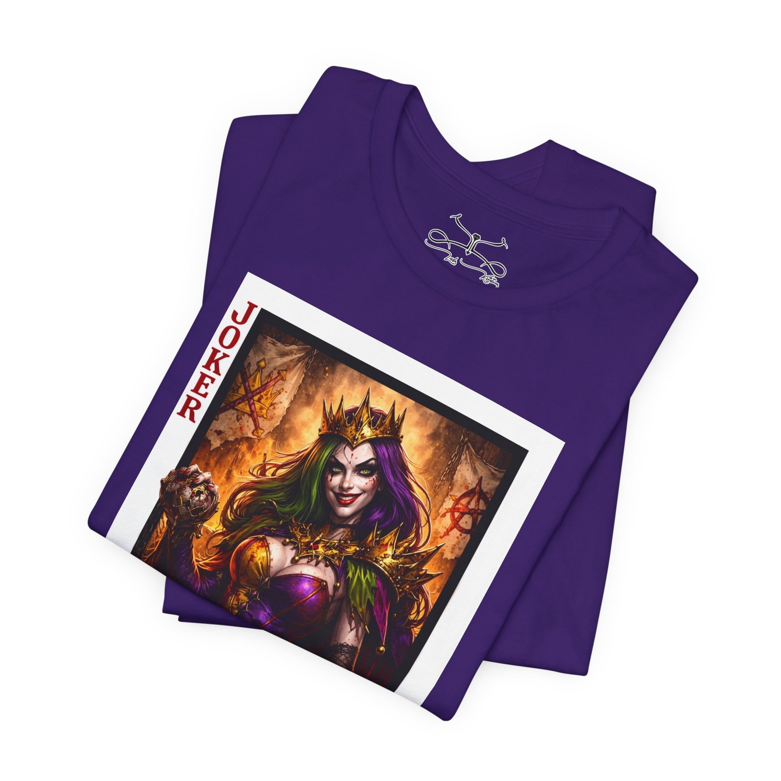 Rebel Anarchist Cotton Crew Tee - Image 35