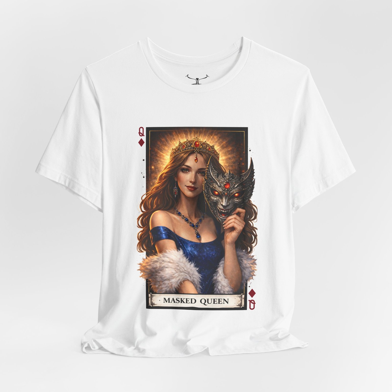 Masked Queen Cotton Crew Tee - Image 8