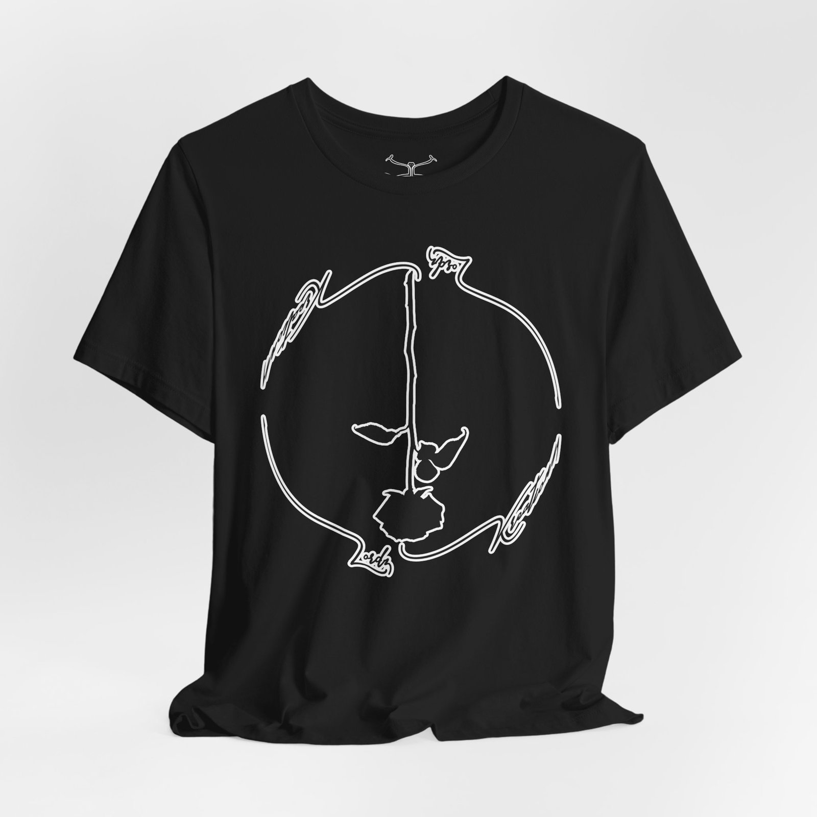 Black Rose Unisex Jersey Short Sleeve Tee - Image 1