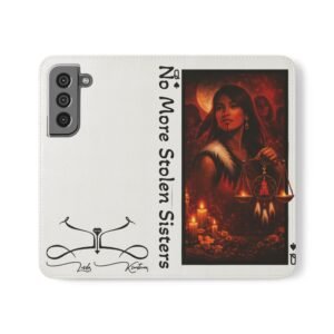 No More Stolen Sisters – Awareness Flip Wallet Phone Case | LordzKreationz - Image 1