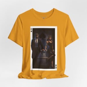 Good-Bye – Deck of Cards King and Queen of Spades Graphic T-Shirt - Image 16