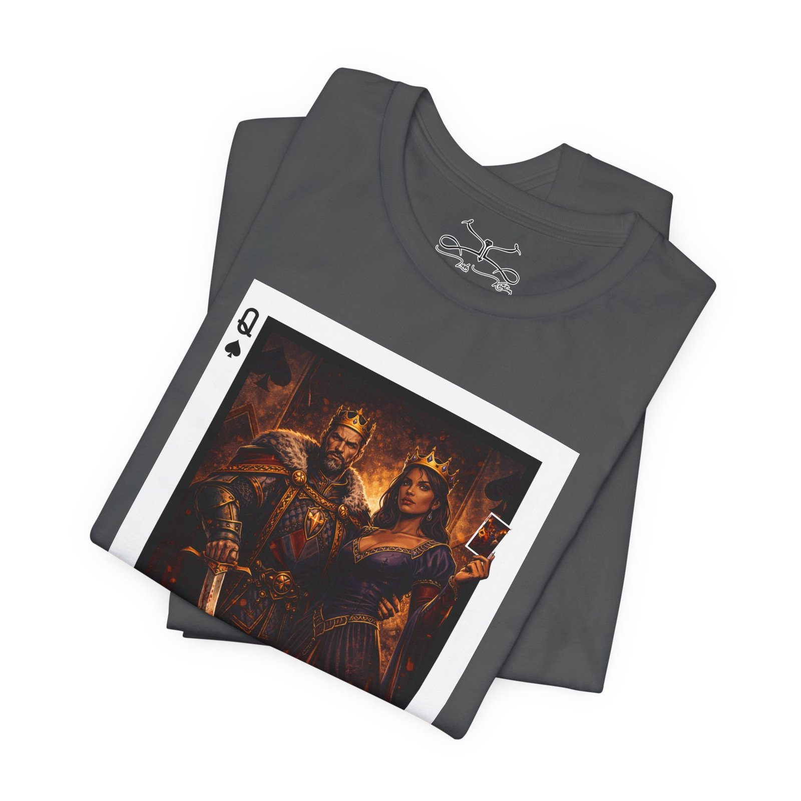 Man Down – King & Queen of Spades T-Shirt - Image 31