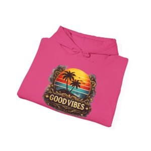 Good Vibes Unisex Heavy Blend™ Hooded Sweatshirt - Image 40
