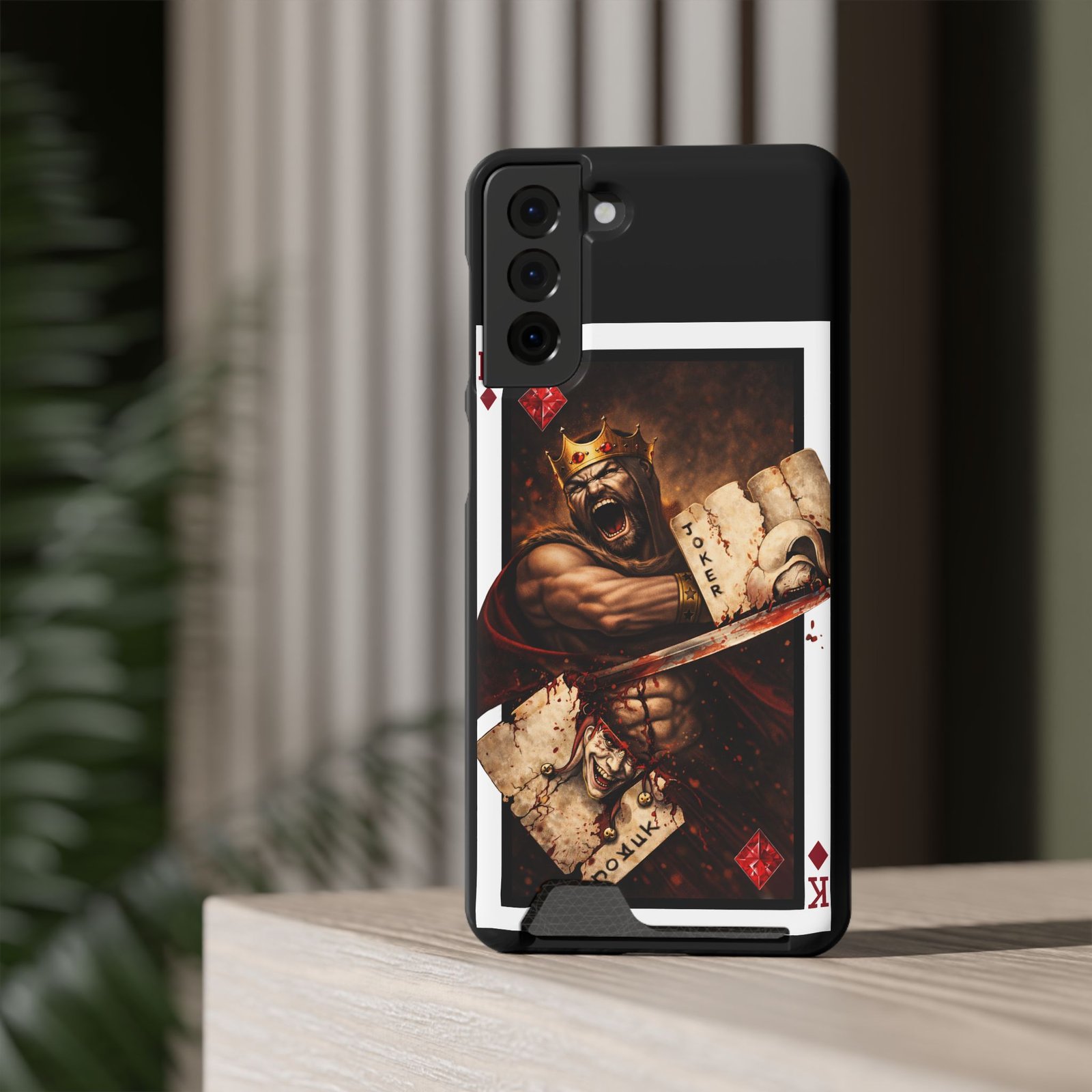 Savage – Deck of Diamonds Slim Card Holder Phone Case | LordzKreationz - Image 36