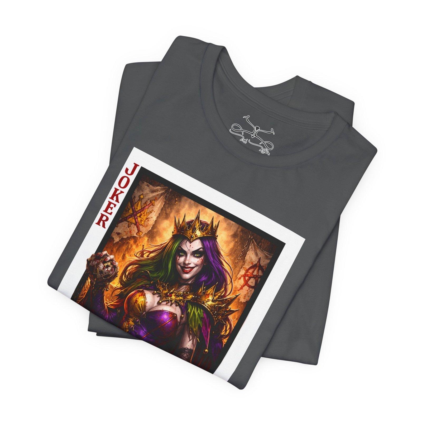 Rebel Anarchist Cotton Crew Tee - Image 31