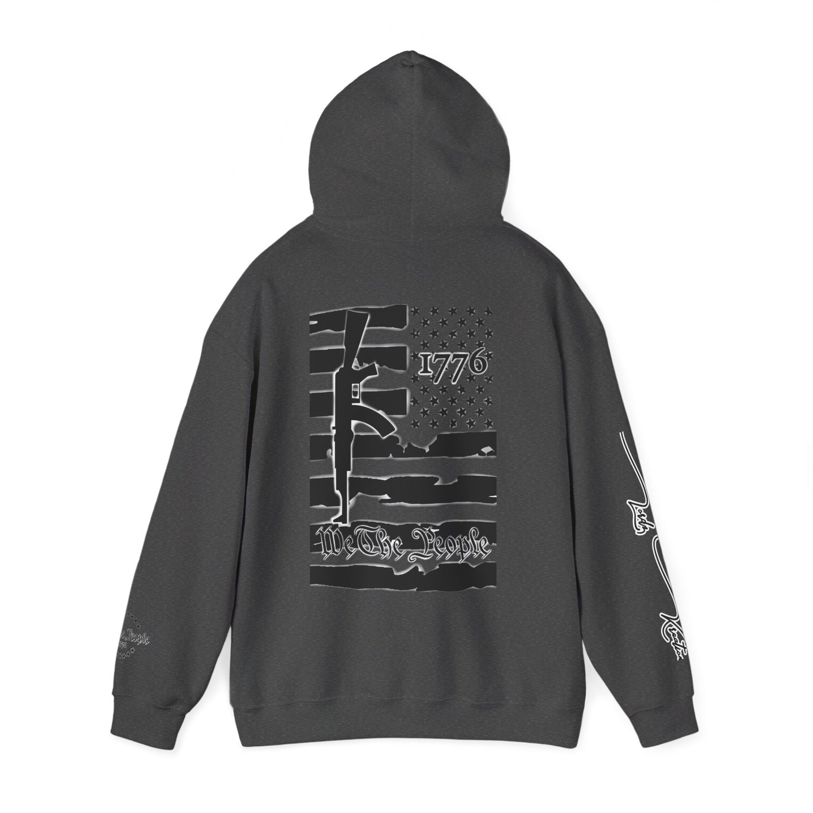 "Gun Law" Unisex Heavy Blend™ Hooded Sweatshirt - Image 35
