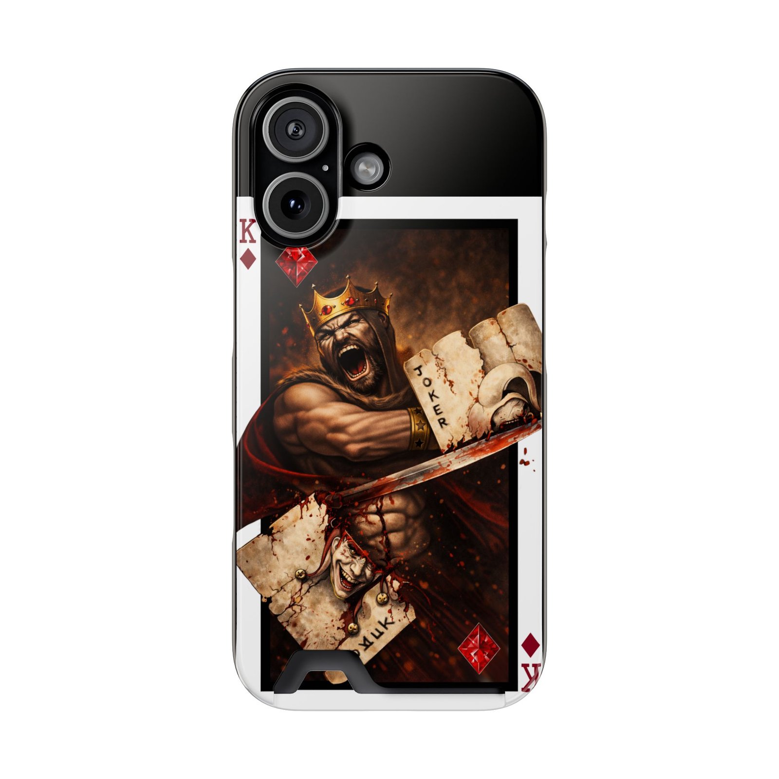 Savage – Deck of Diamonds Slim Card Holder Phone Case | LordzKreationz - Image 109