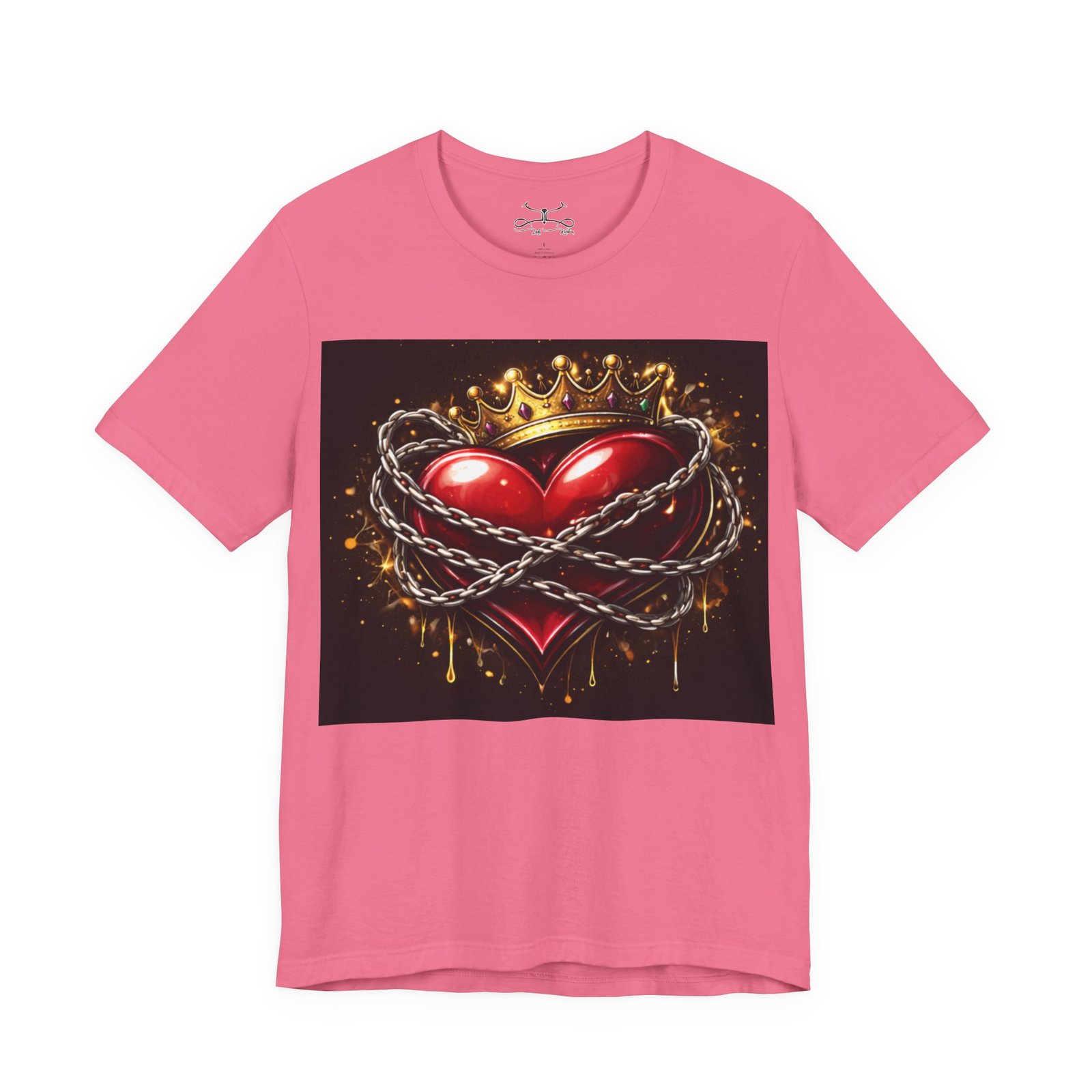 Hearts Unisex Jersey Short Sleeve Tee - Image 37