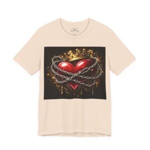 Hearts Unisex Jersey Short Sleeve Tee - Image 9