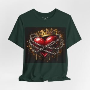 Hearts Unisex Jersey Short Sleeve Tee - Image 24