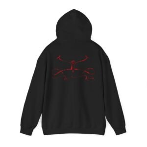 Blood Rose Hooded Sweatshirt - Image 7