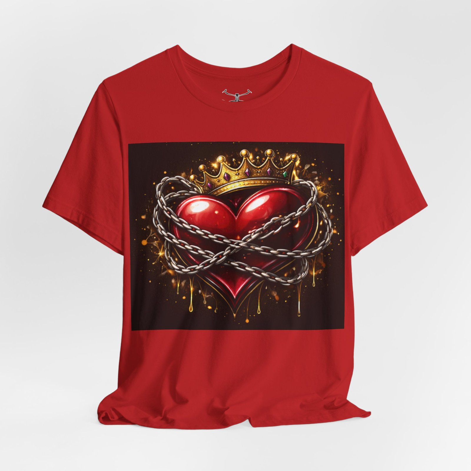 Hearts Unisex Jersey Short Sleeve Tee - Image 52