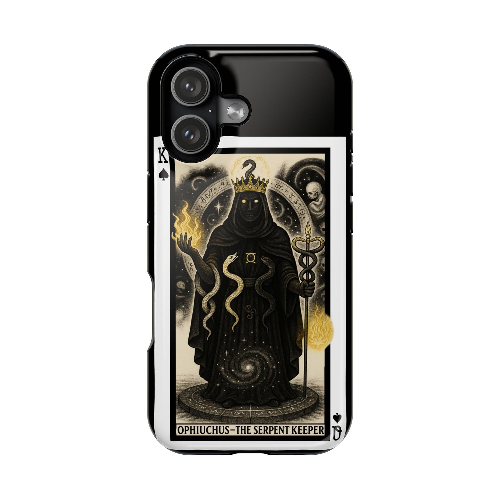 Ophiuchus – Deck of Spades – MagSafe® Protective Phone Case - Image 2