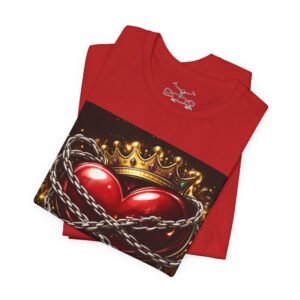 Hearts Unisex Jersey Short Sleeve Tee - Image 51