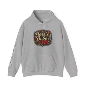 Boss Babe Unisex Heavy Blend™ Hooded Sweatshirt - Image 13