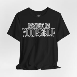 Invest In Your self Cotton Crew Tee - Image 1