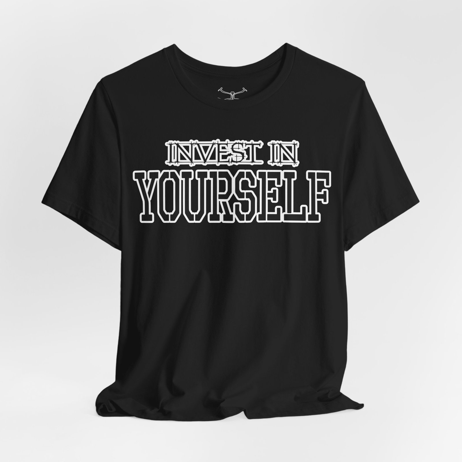 Invest In Your self Cotton Crew Tee - Image 1
