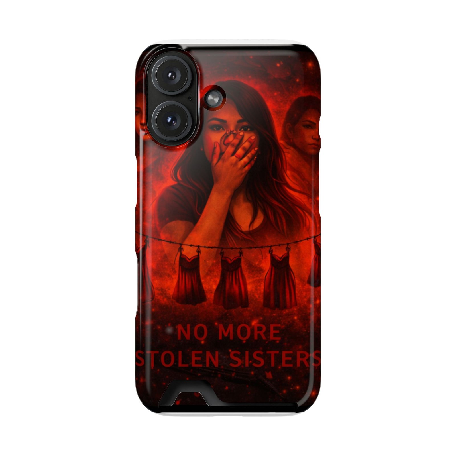 No More Stolen Sisters – Awareness Slim Card Holder Phone Case | LordzKreationz - Image 139