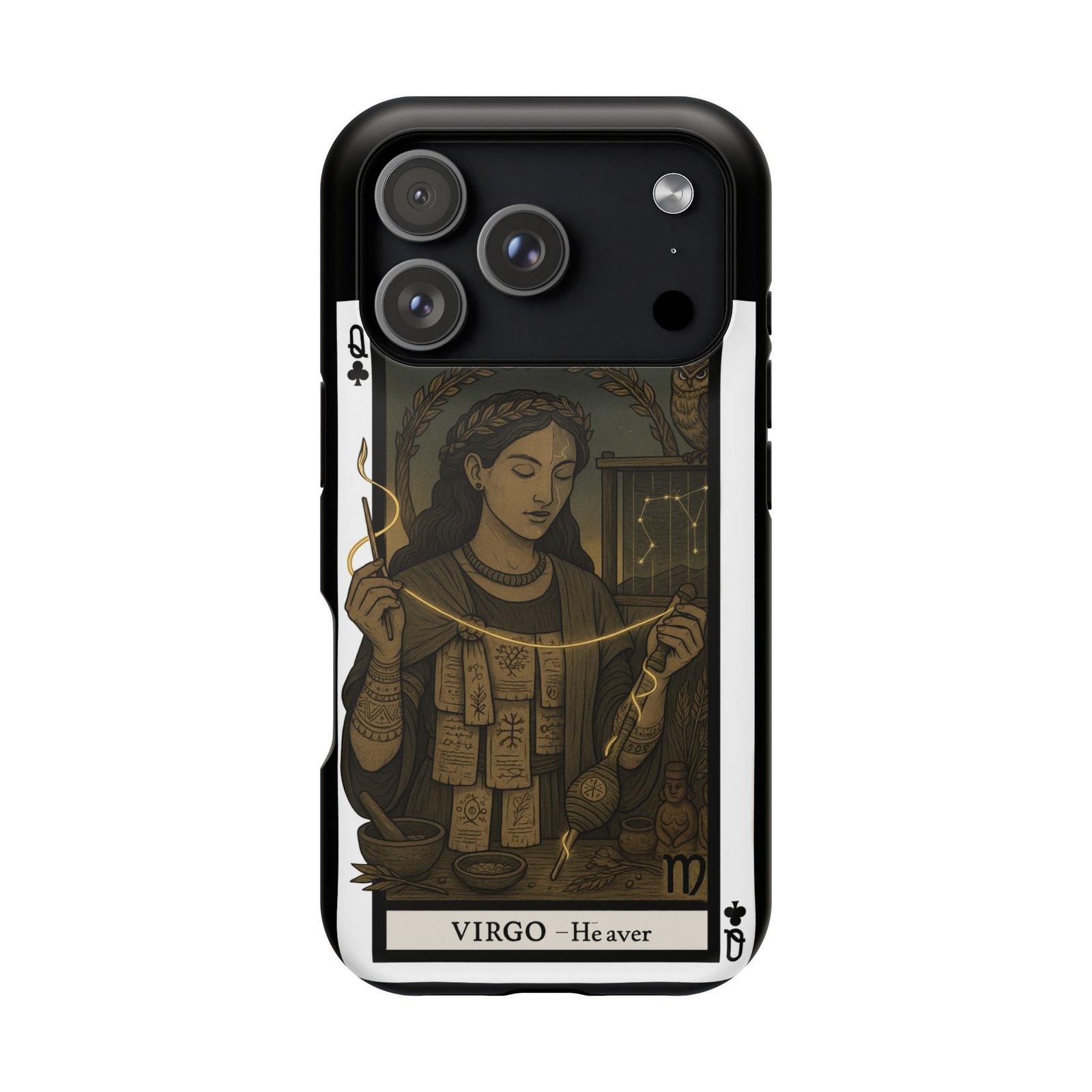 Virgo – Deck of Clubs – MagSafe® Protective Phone Case - Image 63