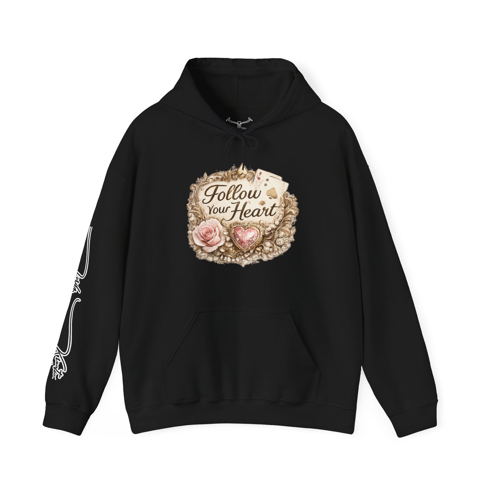Follow Your Heart Unisex Heavy Blend™ Hooded Sweatshirt - Image 5