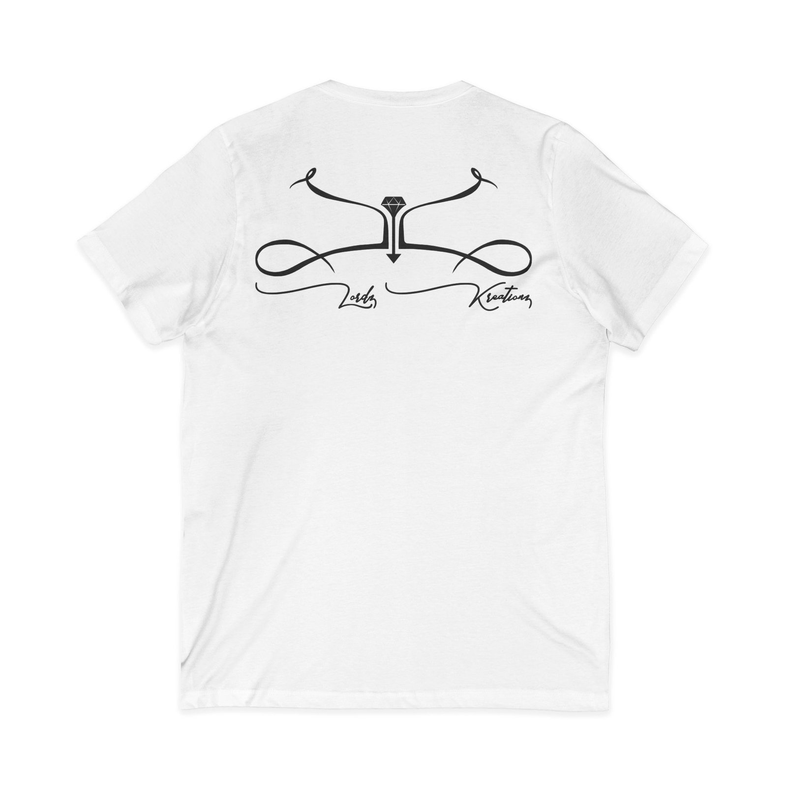 Spades Sleeve V-Neck Tee - Image 6