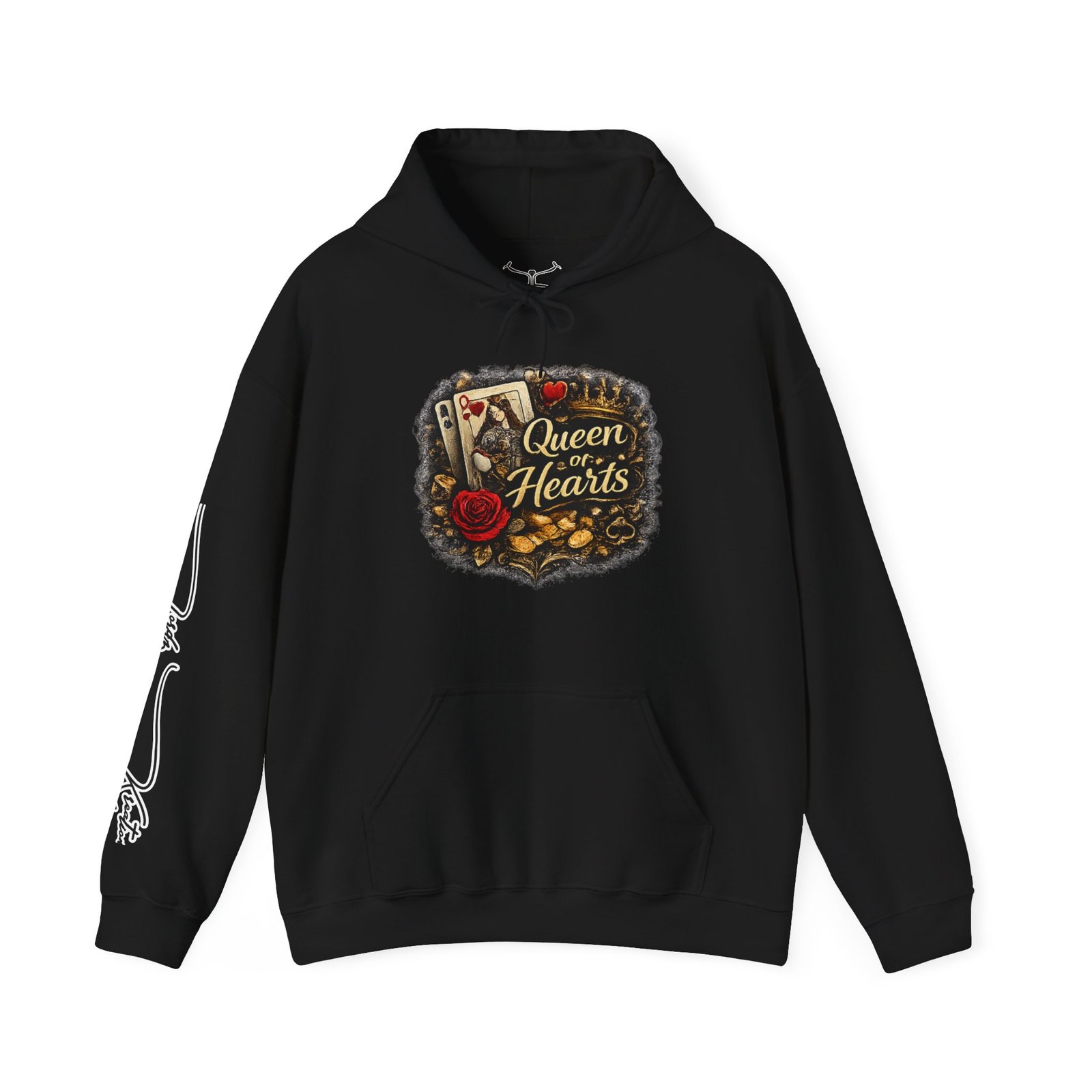 Queen of Hearts Unisex Heavy Blend™ Hooded Sweatshirt - Image 5