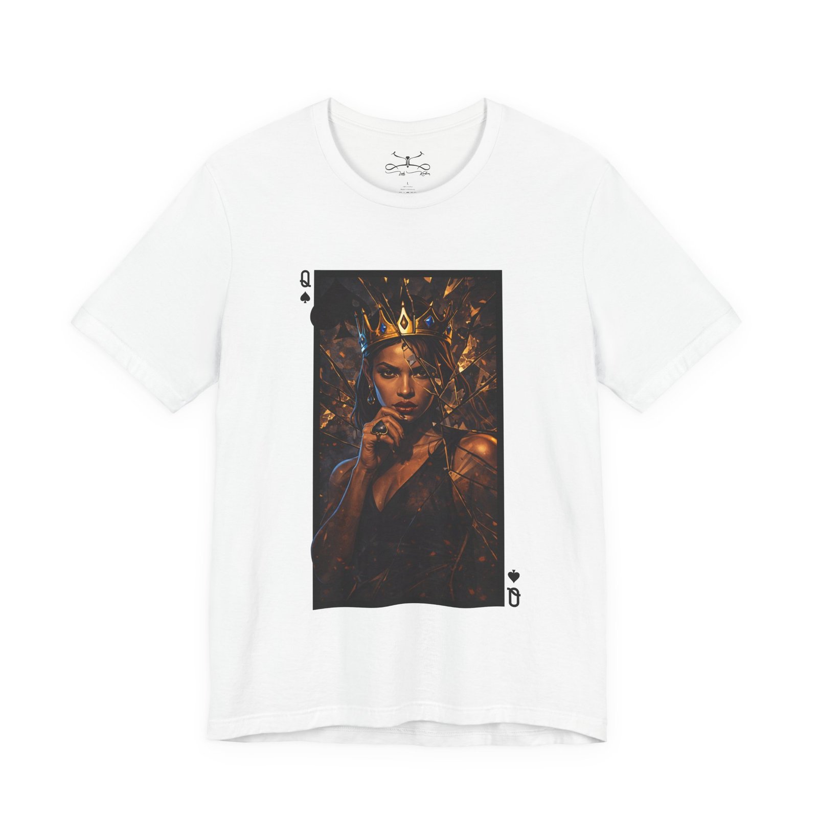 Broken Spade – Deck of Cards Graphic T-Shirt - Image 5