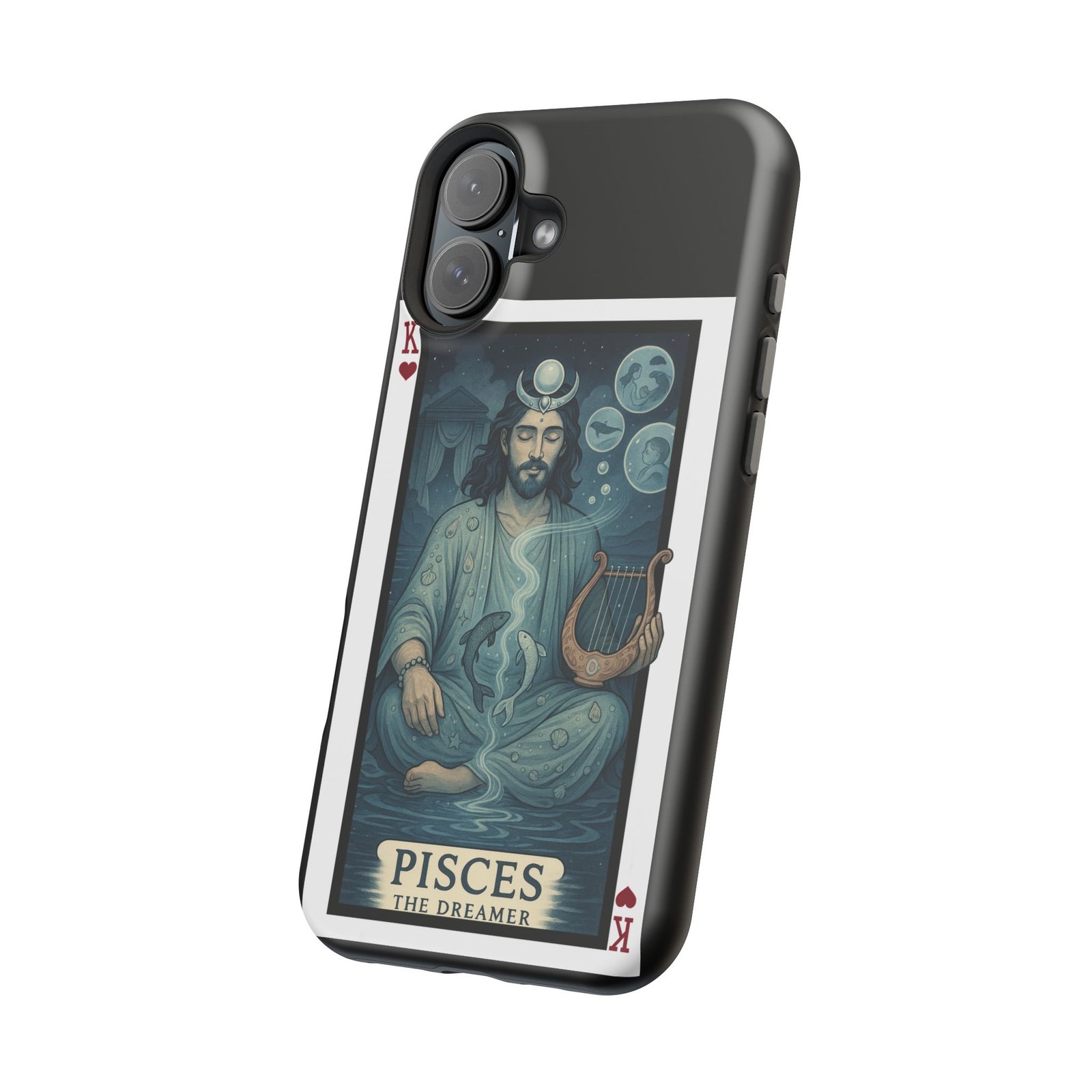 Pisces – Deck of Hearts – MagSafe® Protective Phone Case - Image 41