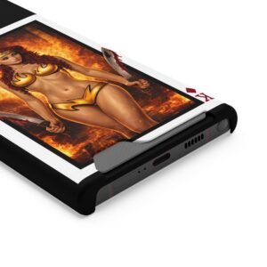 Let’s Play – Deck of Diamonds Slim Card Holder Phone Case | LordzKreationz - Image 70