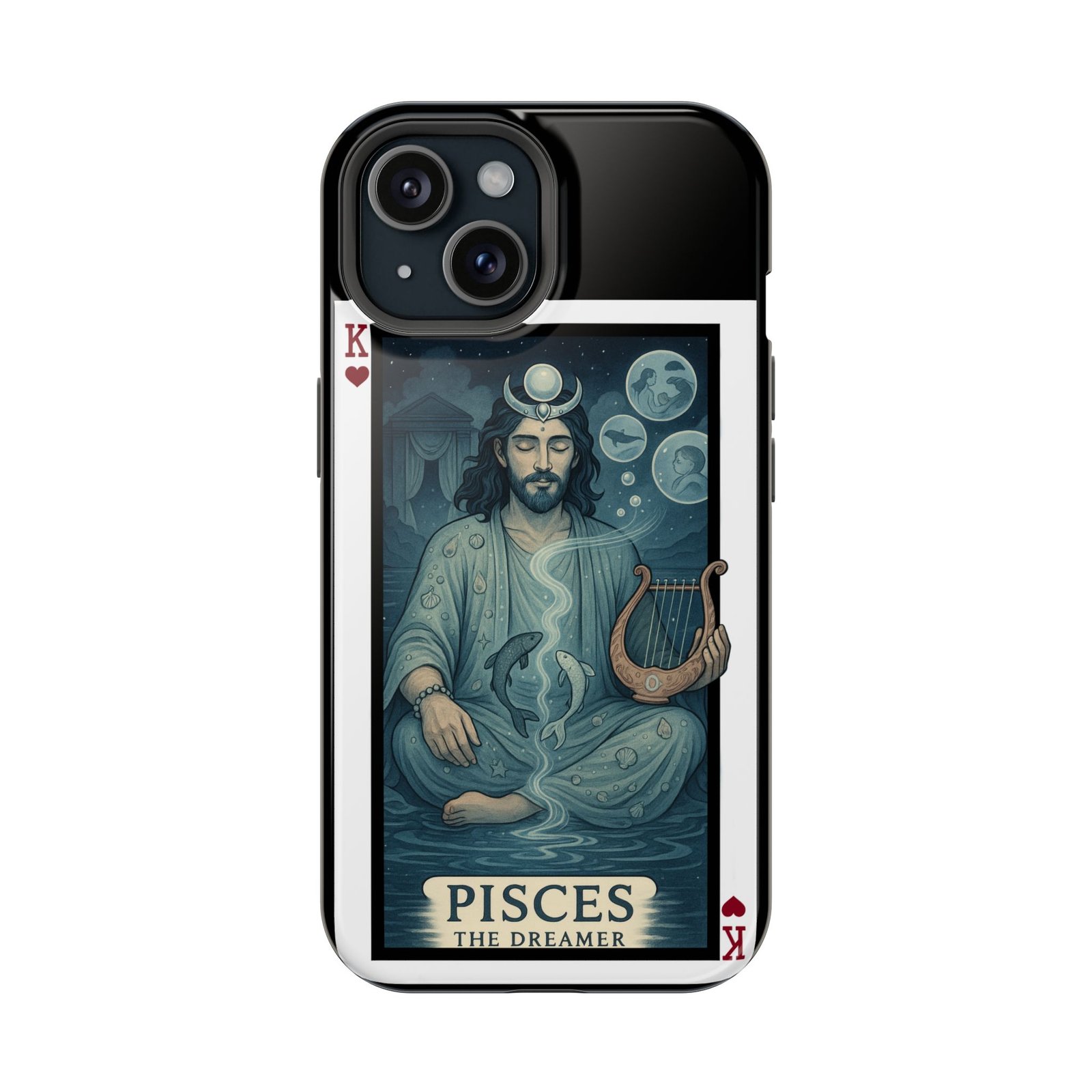 Pisces – Deck of Hearts – MagSafe® Protective Phone Case - Image 4