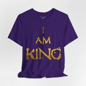 I am King Unisex Short Sleeve Tee - Image 44