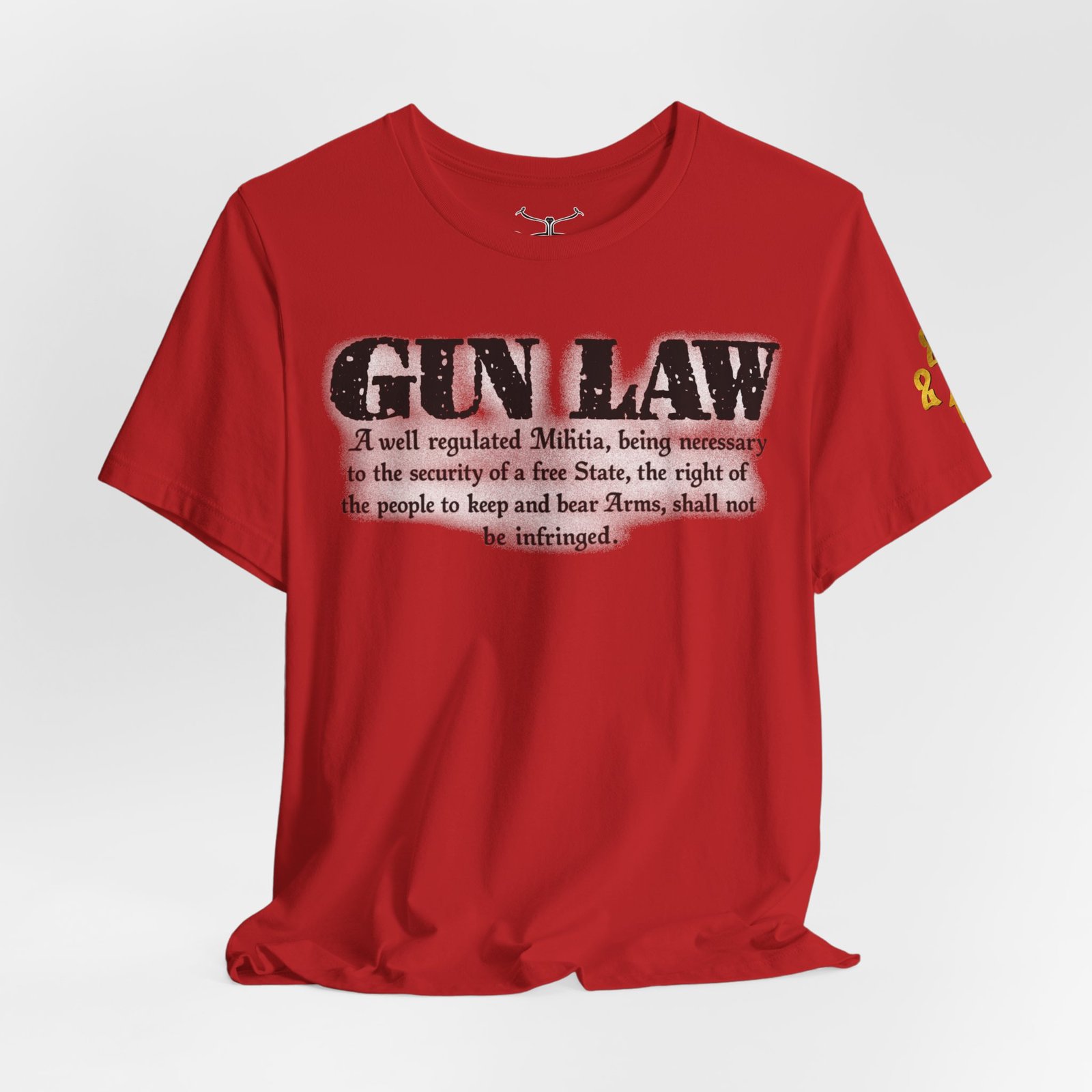 Gun Law Unisex Short Sleeve Tee - Image 52