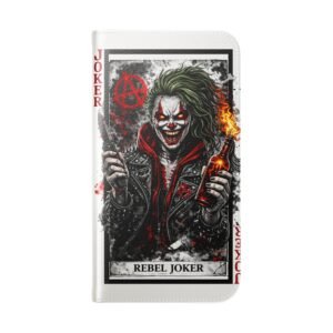 Rebel Joker – Deck of Cards Flip Wallet Phone Case | LordzKreationz - Image 44