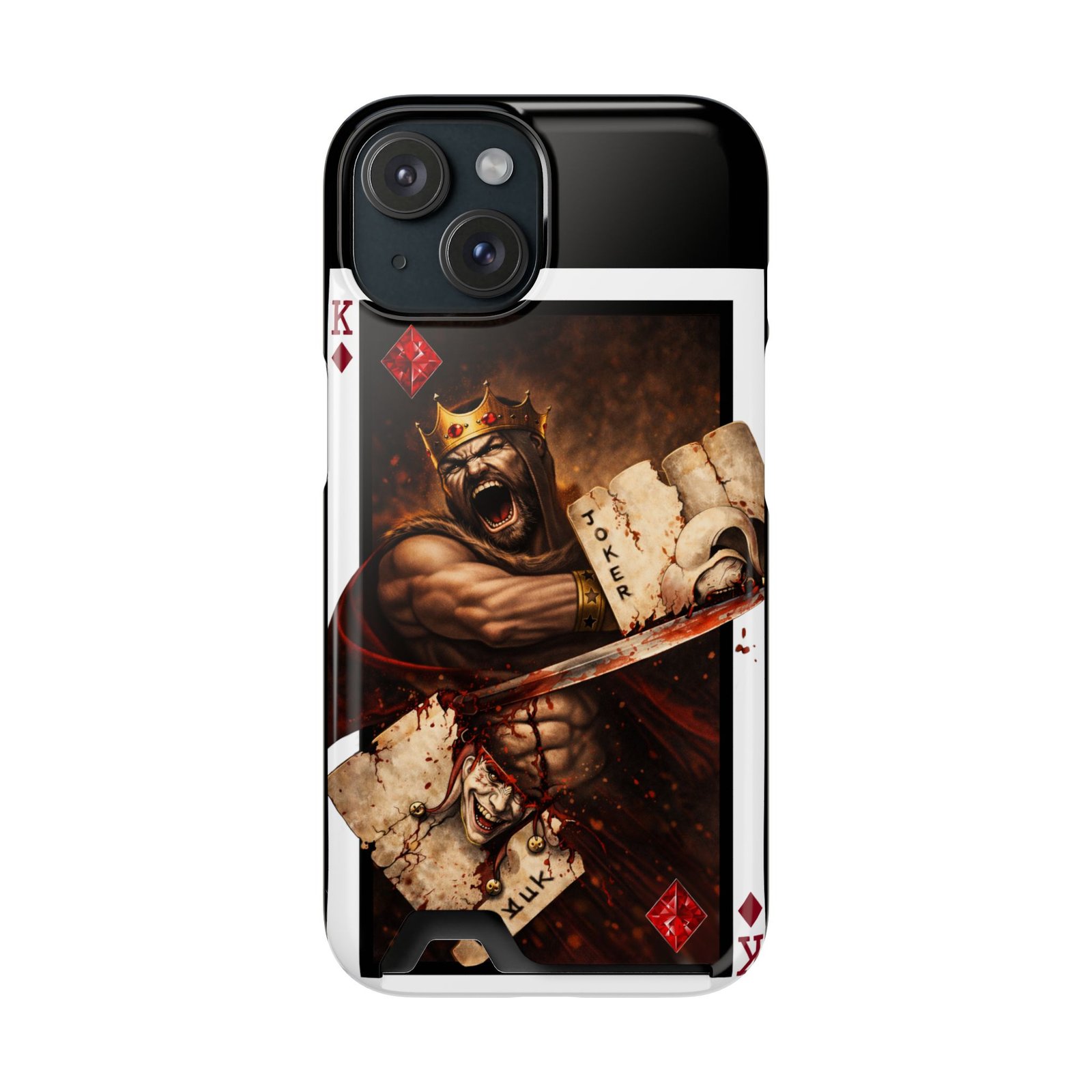 Savage – Deck of Diamonds Slim Card Holder Phone Case | LordzKreationz - Image 127