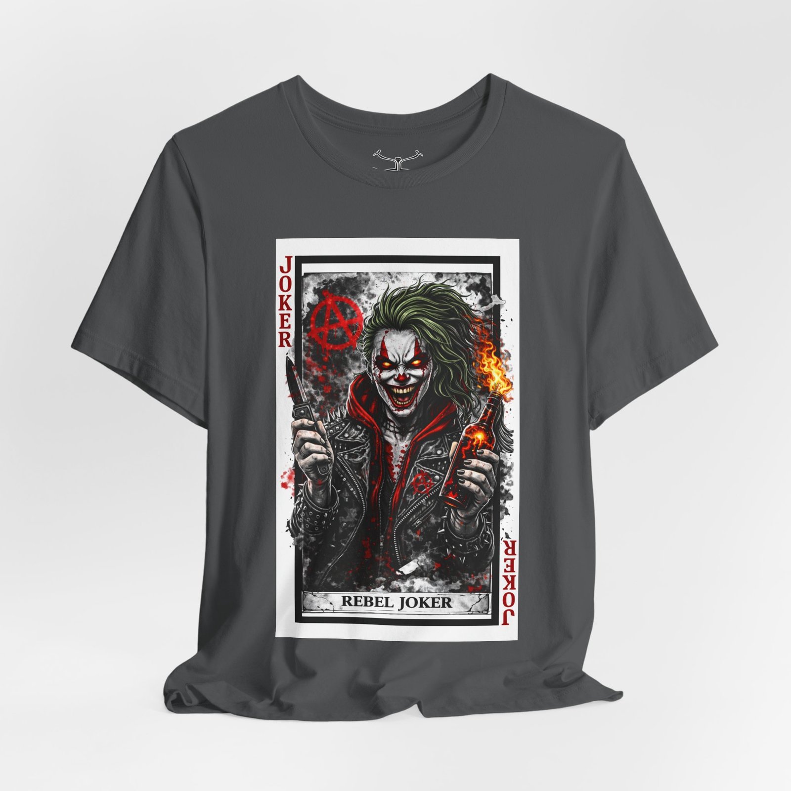 His Rebel Joker Cotton Crew Tee - Image 32