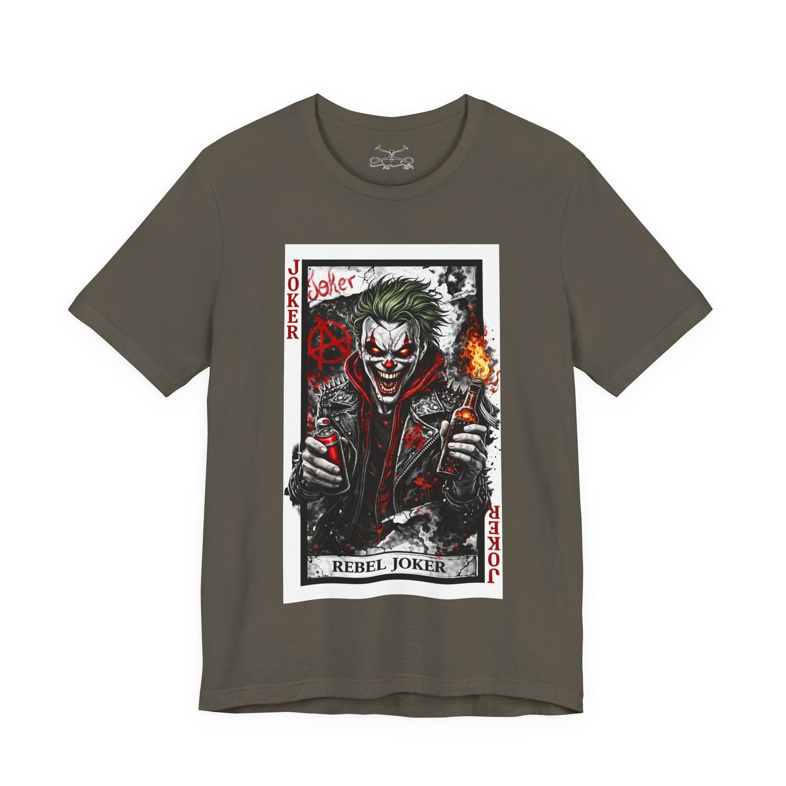 Rebel Joker Cotton Crew Tee - Image 13
