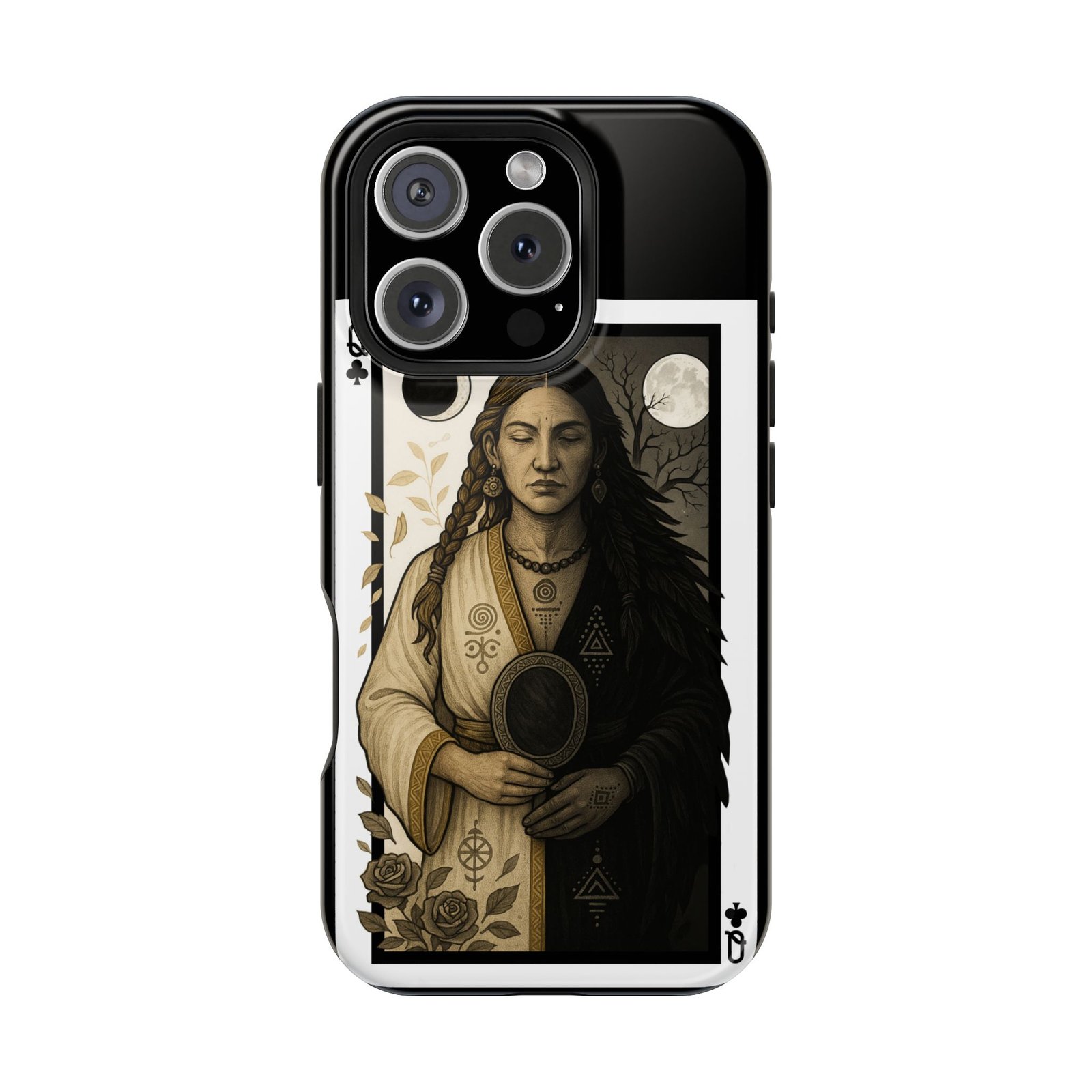 Libra – Deck of Clubs – MagSafe® Protective Phone Case - Image 44