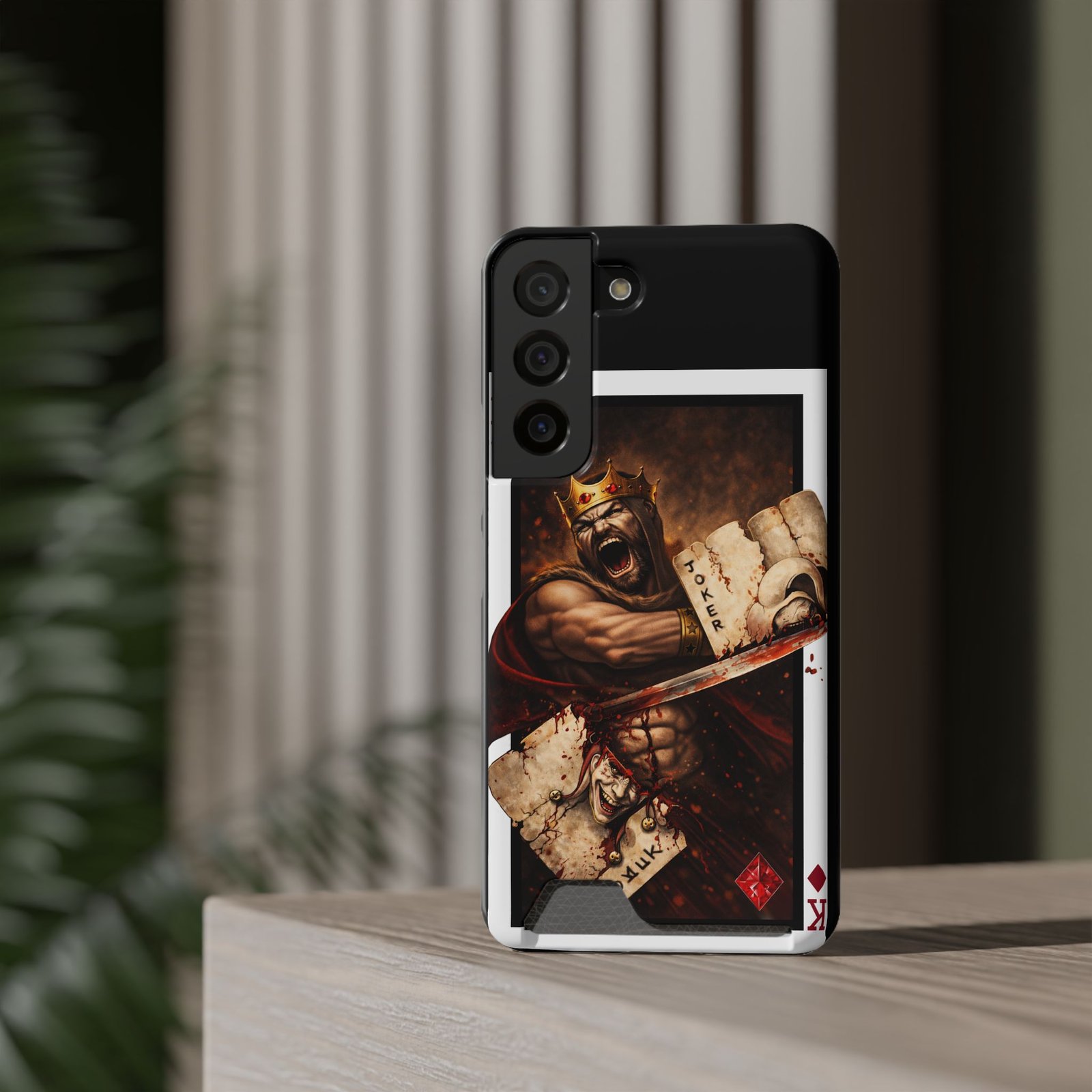 Savage – Deck of Diamonds Slim Card Holder Phone Case | LordzKreationz - Image 52