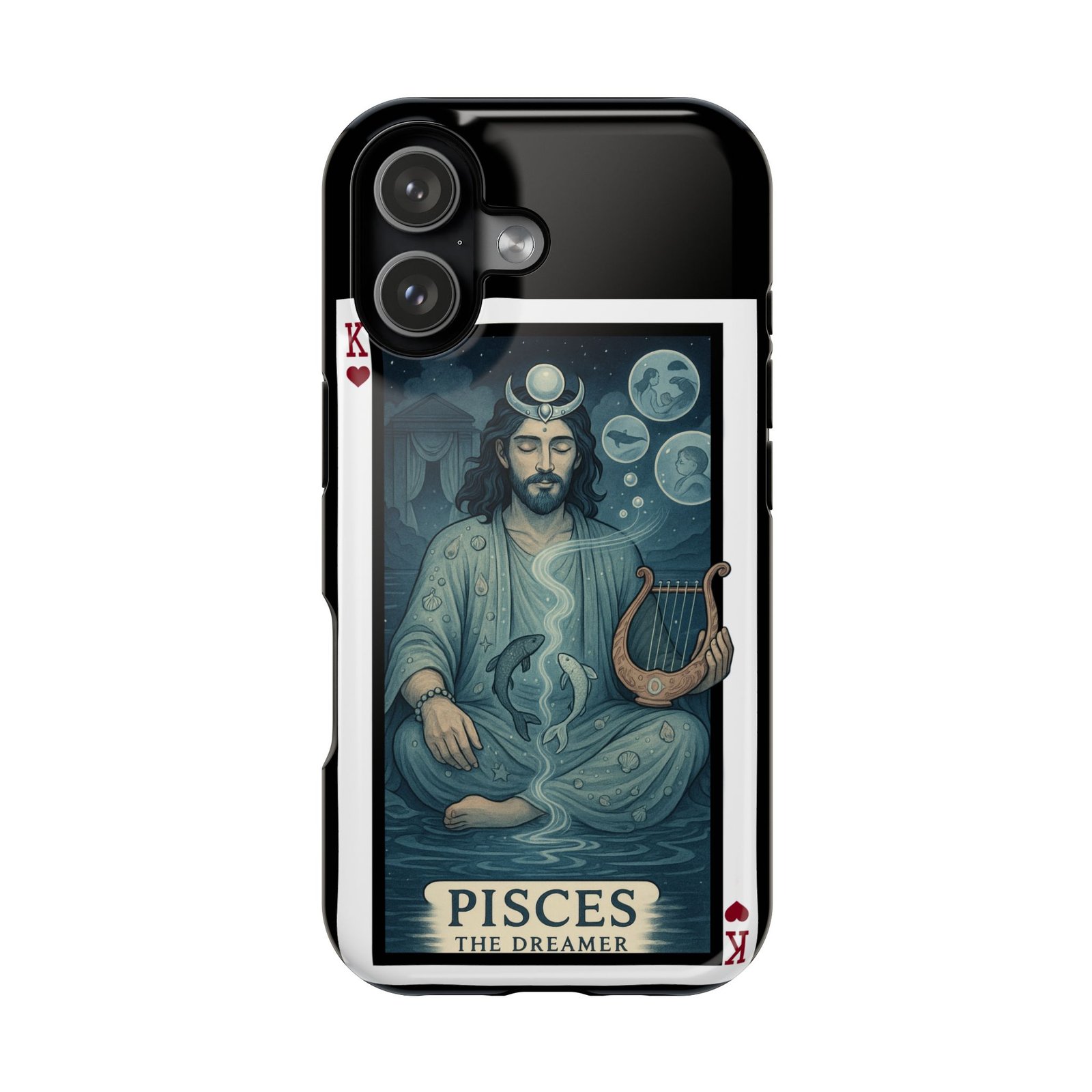 Pisces – Deck of Hearts – MagSafe® Protective Phone Case - Image 2