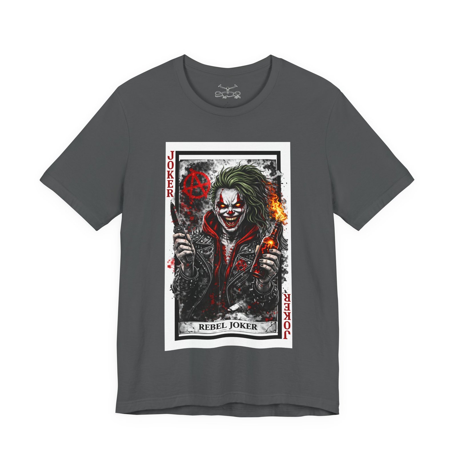 His Rebel Joker Cotton Crew Tee - Image 29