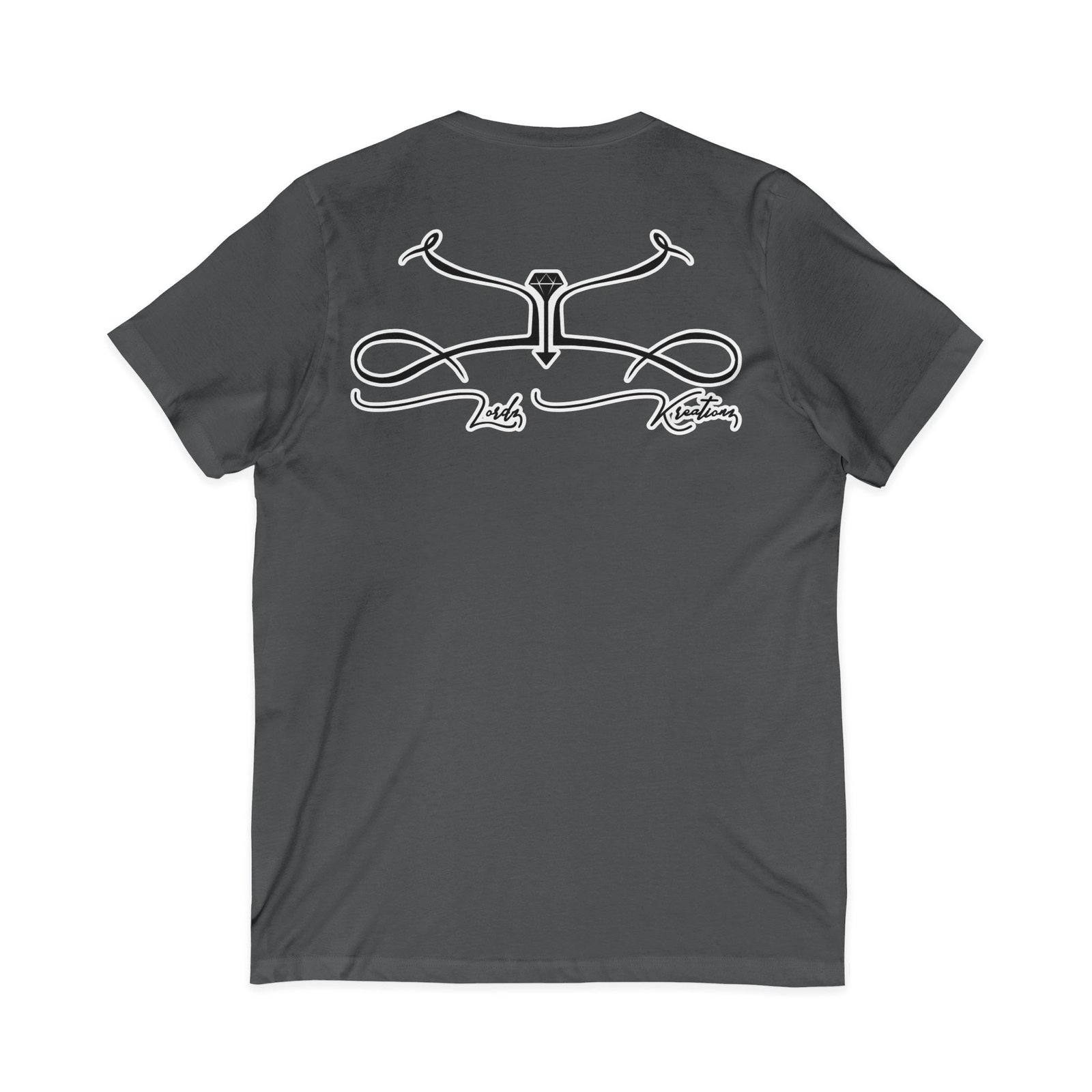 Diamond Sleeve V-Neck Tee - Image 18