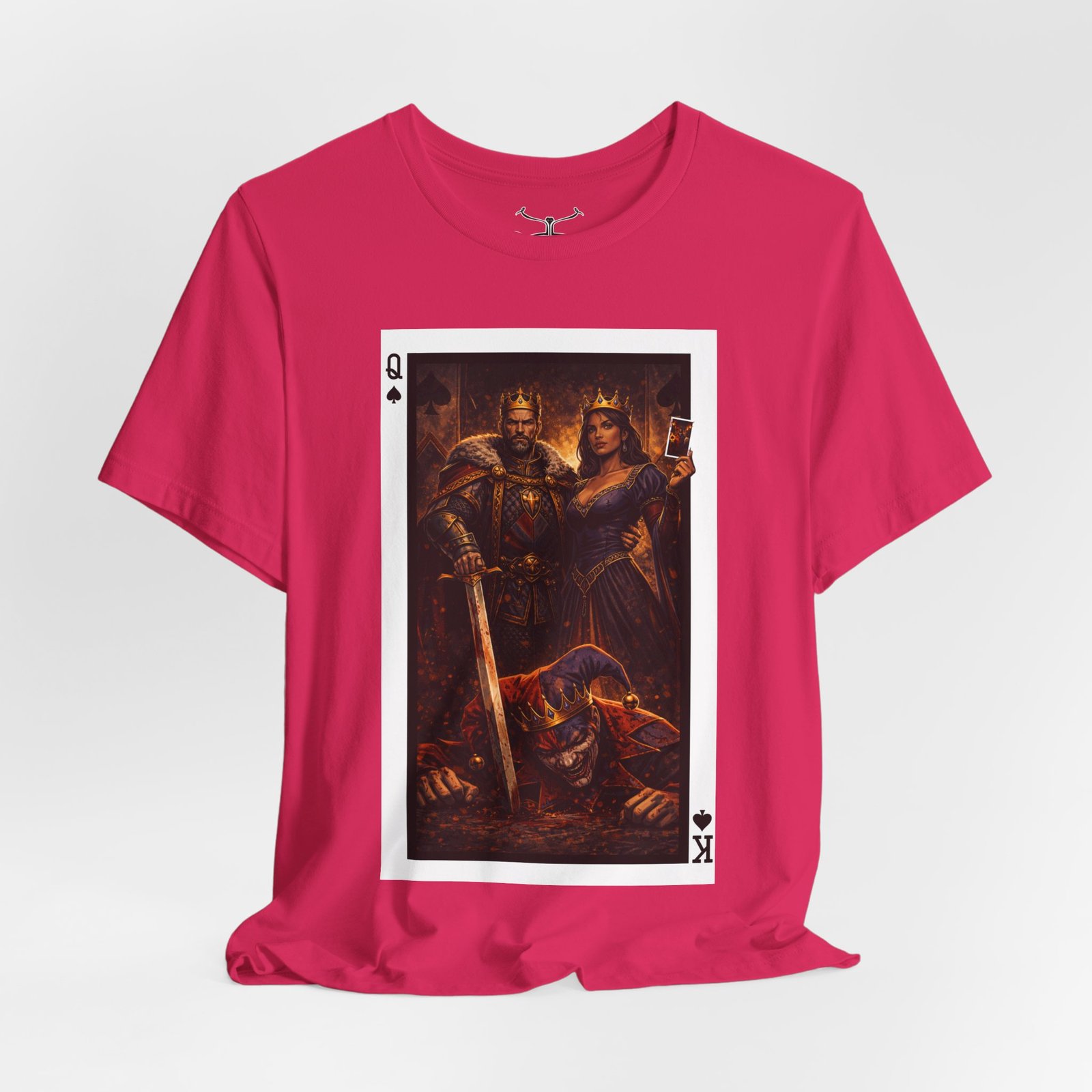 Man Down – King & Queen of Spades T-Shirt - Image 40