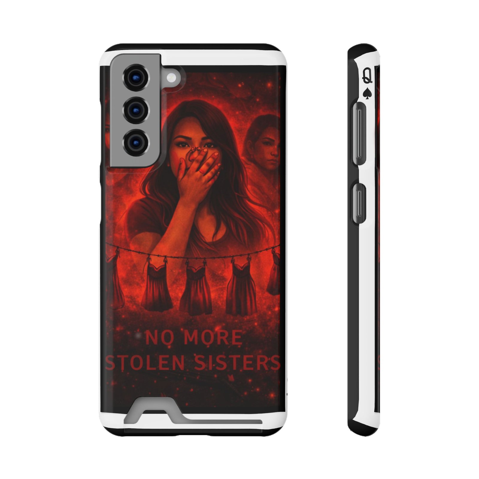 No More Stolen Sisters – Awareness Slim Card Holder Phone Case | LordzKreationz - Image 25